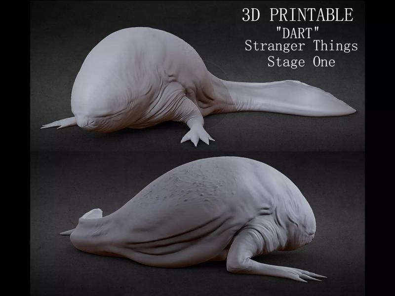 3D PRINTABLE Dart from Stranger Things - Stage one