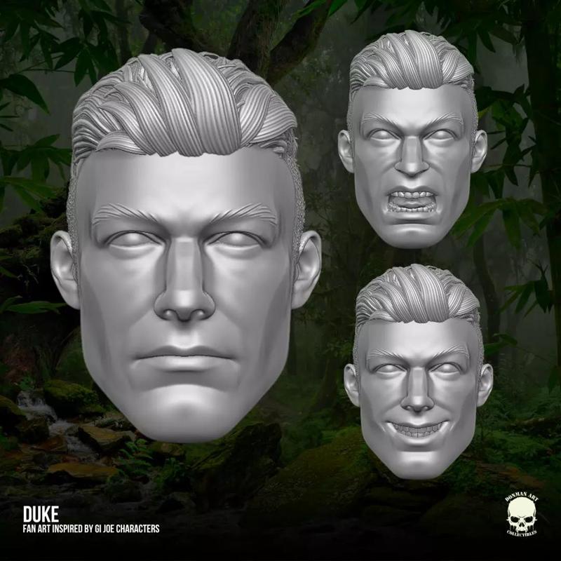 Duke GI Joe Fan Art kit3D printable File For Action Figures