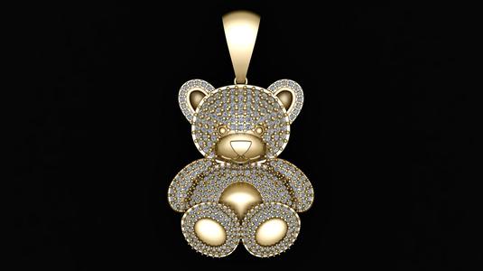 panda Hip Hop Pendant - 3D Printable Model