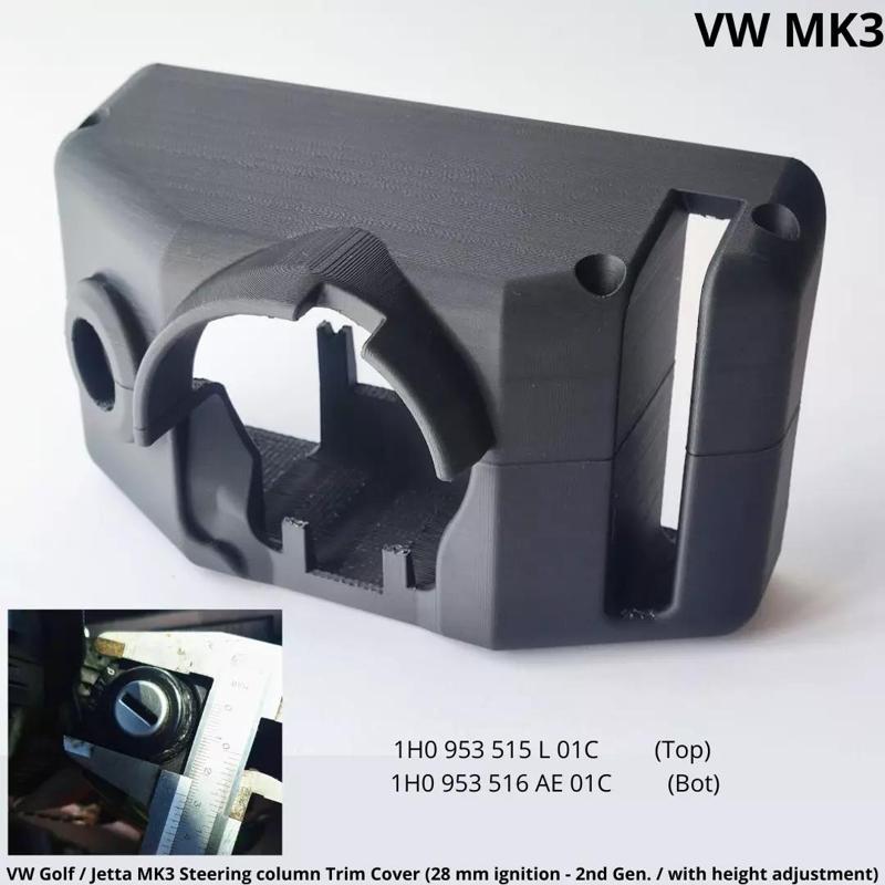 VW Golf  Jetta MK3 Steering column Trim Cover 28 mm - 2nd Gen