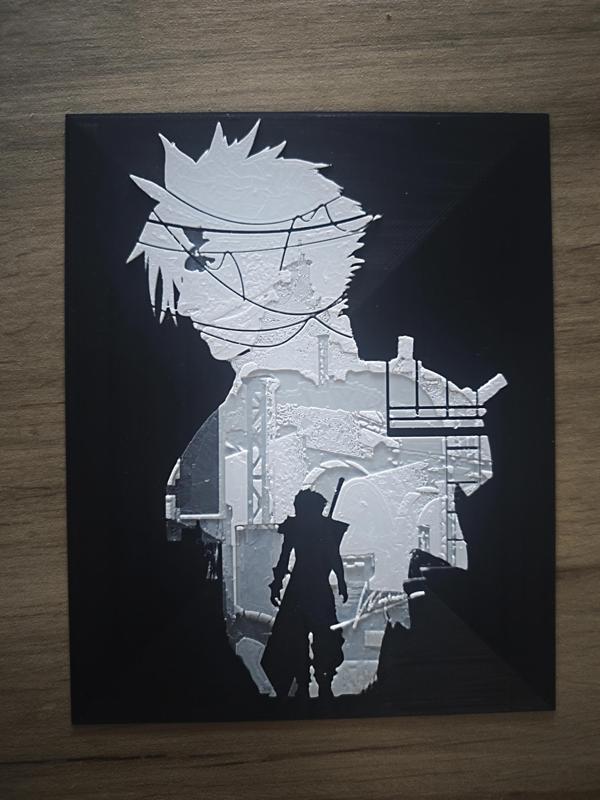 Tableau Cloud strife - 161 x 200 mm - free - final fantasy 7