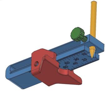 Marking Gauge marking aid parallel marker incl. Gcode for Prusa i3 mk3s