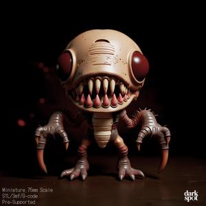 Scythe Grin Alien : Pre-supported : Mini Terrors Collection