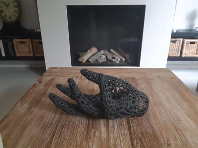 Hand solid mesh