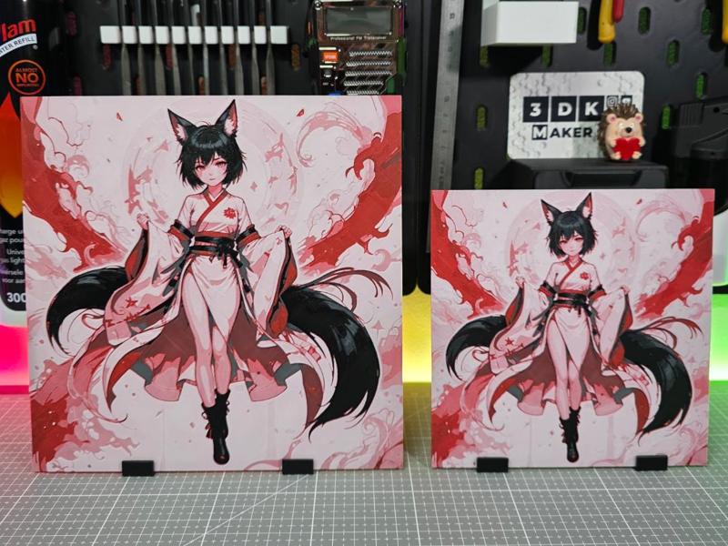 Manga Fox Girl – Hueforge – 4 Colors