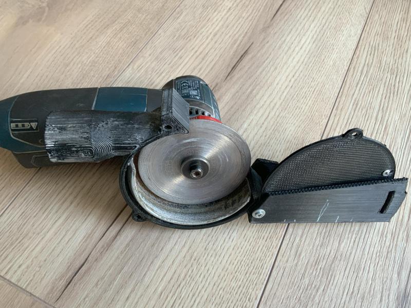 Dust extraction system for Angle grinder BOSCH GWS 12V 76