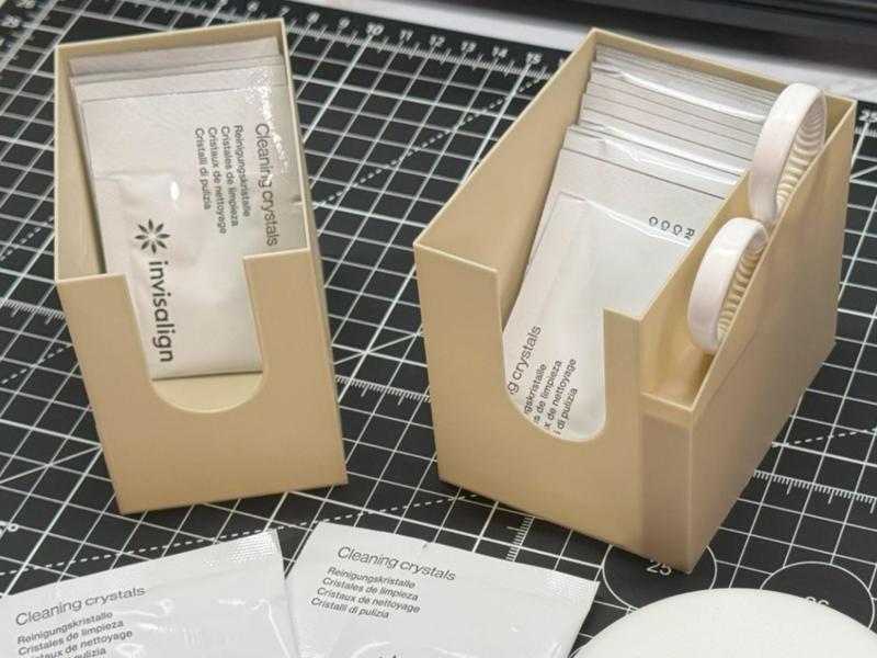 Invisalign Cleaning Crystals Medicine Cabinet Bin