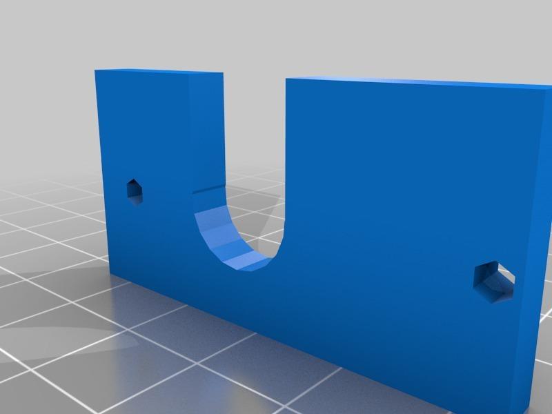 Prusa I3 Geared stepper  extruder (e3d hotend grovemount plate)