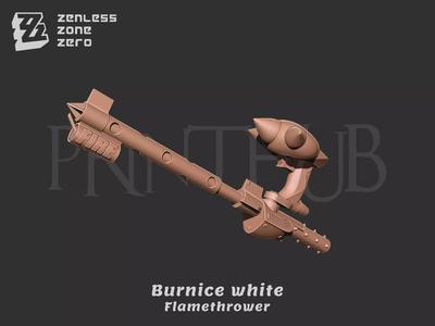 Burnice white Flamethrower Tank - Zenless zone zero