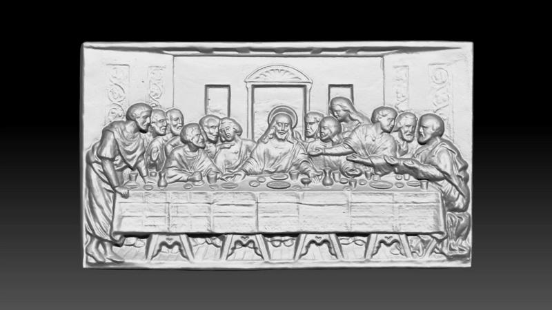 Last Supper Bas-Relief