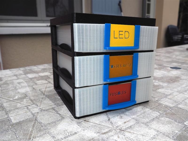 boite a tiroirs multiples