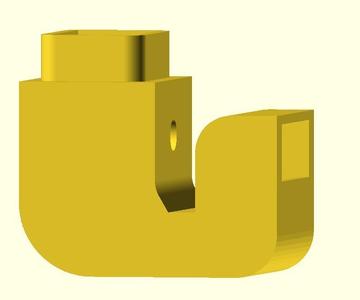 Prusa i3 Hephestos Hot-End cooler for printing with ABS