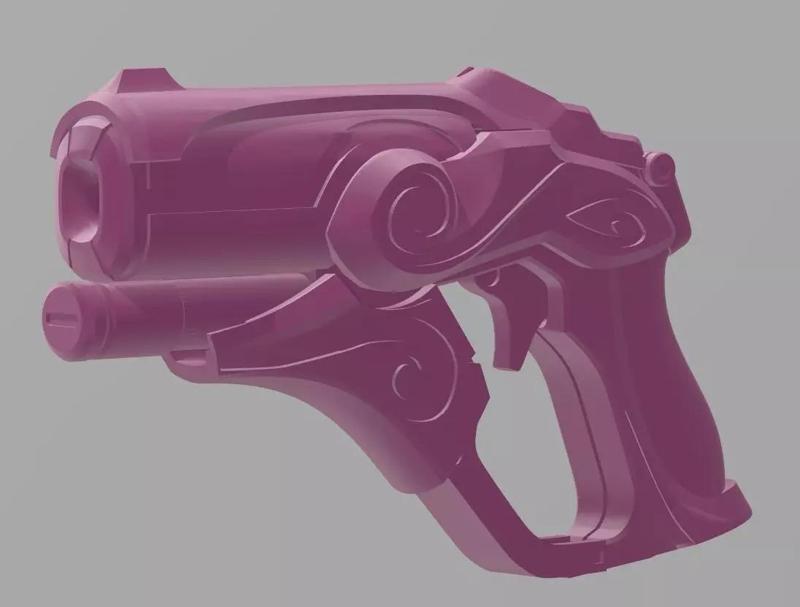 Overwatch Mercy Cosplay - Sugar Plum Fairy Blaster 3D Model