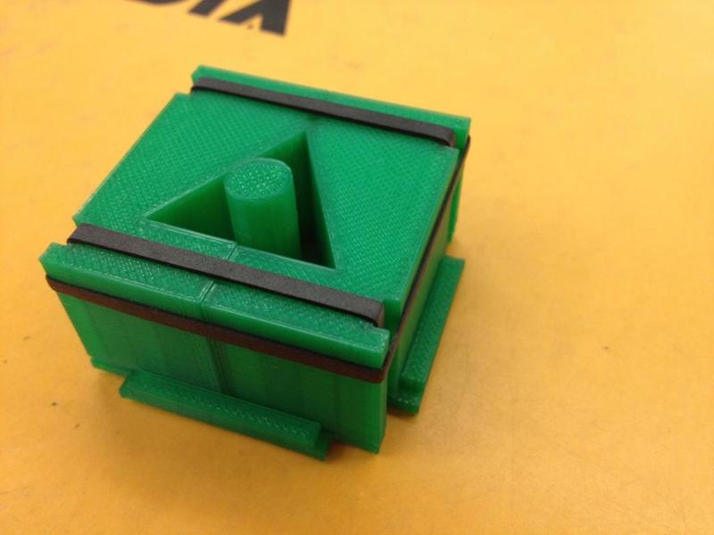 Triangular Pencil Grip: Mold for Silicone Casting