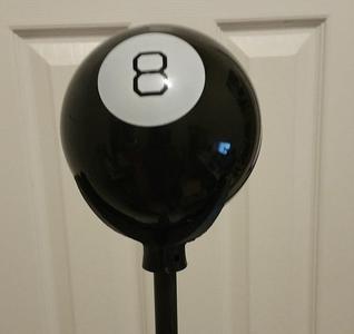 Magic 8 Ball mount (for Grunkle Stan's cane)