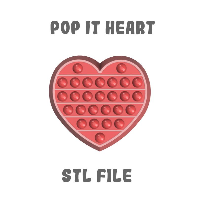Pop it heart