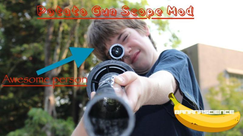 Potato Gun Scope Mount