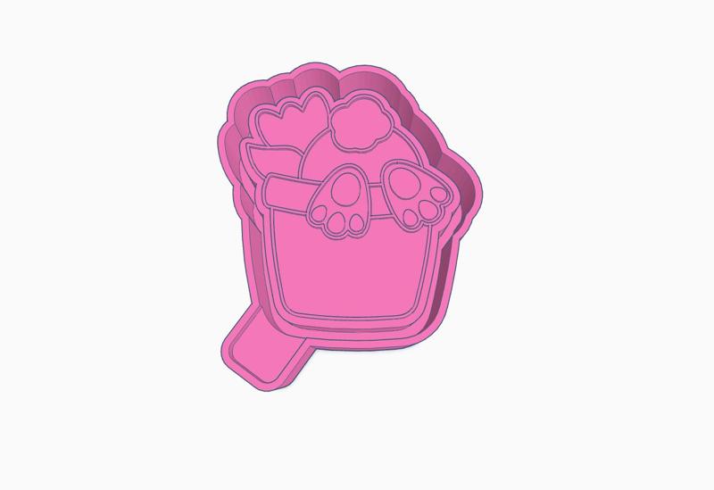 Bunny Butt Mold Housing STL