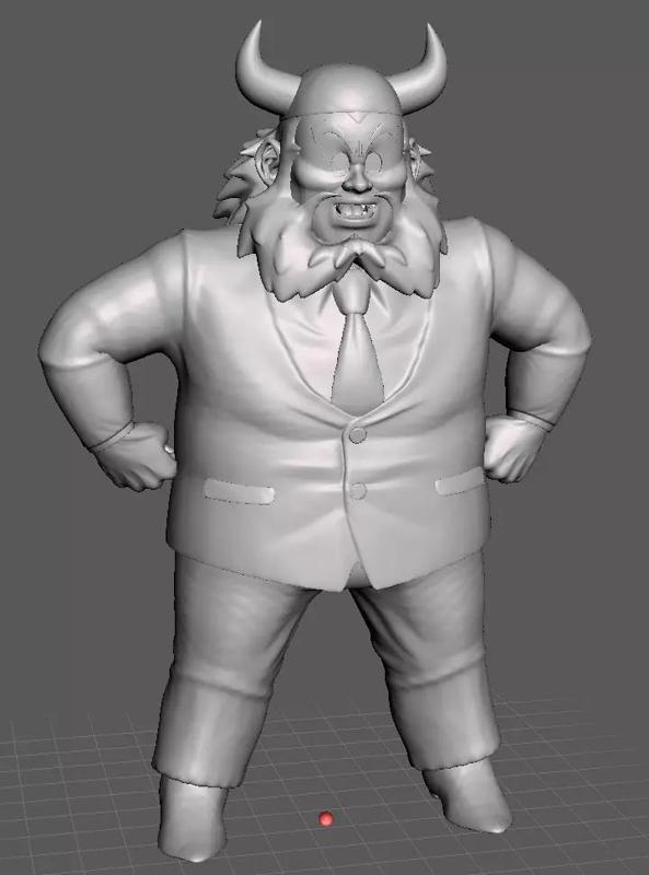 King Yemma Dragon Ball 3D Model