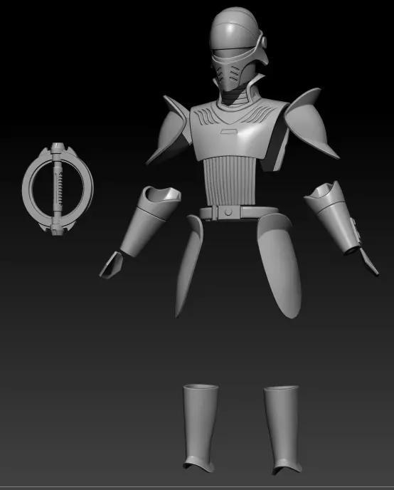 SW Rebels Grand Inquisitor Full Size Props Armor 3D print files