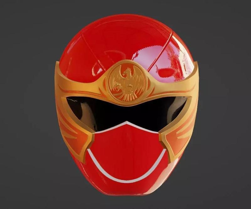 Power Rangers Ninja Storm Red Ranger HurricaneRed Helmet