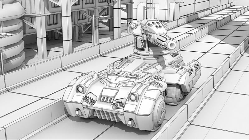 Cyclone Urban Battle Tank