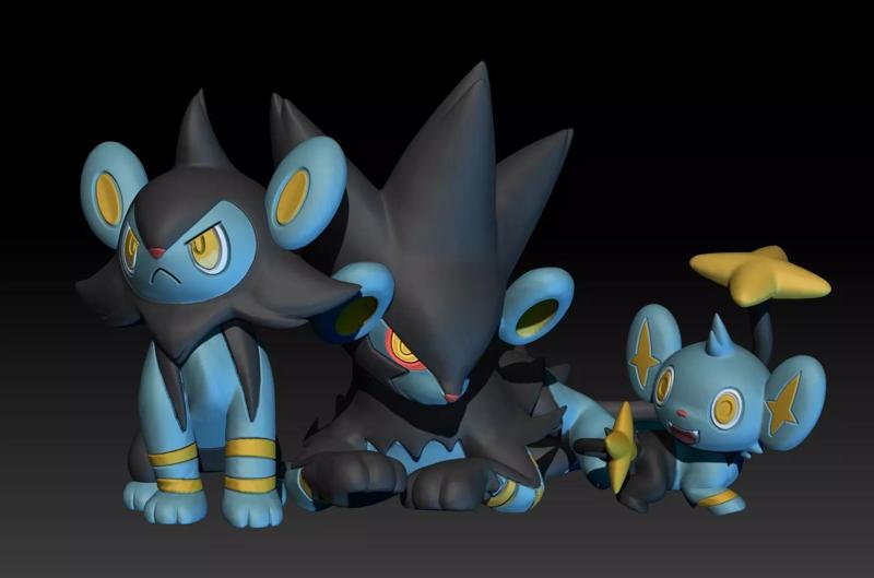 Pokemon Shinx Luxio Luxray