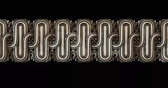 Moulding ornate metal wall art