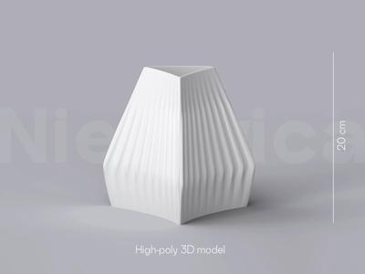 NIEDWICA VASE D-7 3D PRINTING VASE 3D MODEL STL FILE