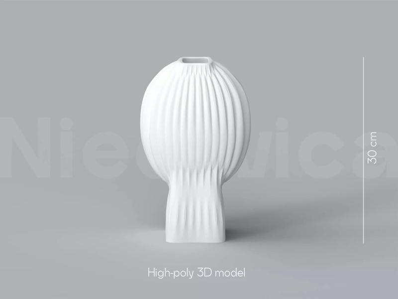 NIEDWICA VASE B-7 3D PRINTING VASE 3D MODEL