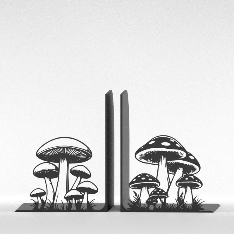 Mushrooms Bookends