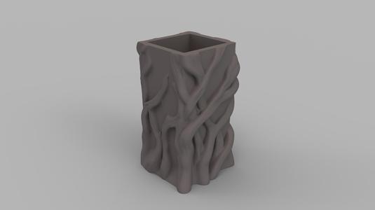 Organic Tree Root Pen Holder