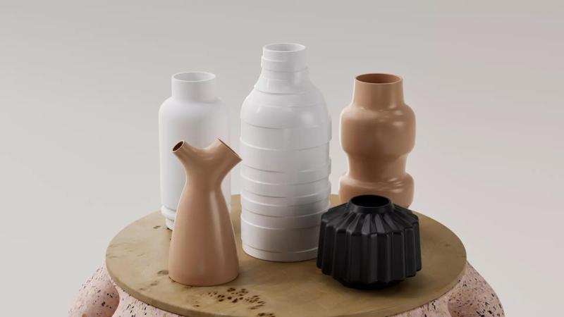 SET JARRONES DECORATIVOS - FLOREROS - VASOS