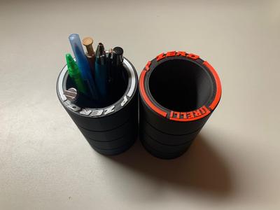 F1 Tire Stack Pen Holder - For Real Racing Fans! 🏆