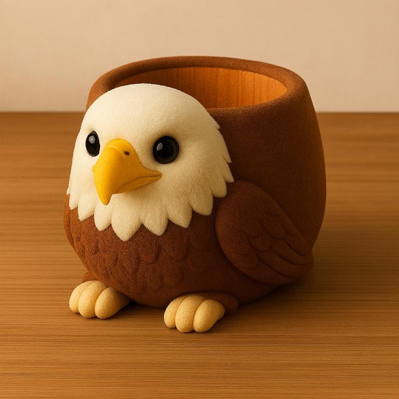 Animal Pot Series - Cute Eagle Planter