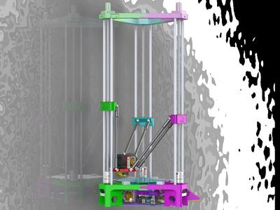 LSD! Lead Screw Delta Printer