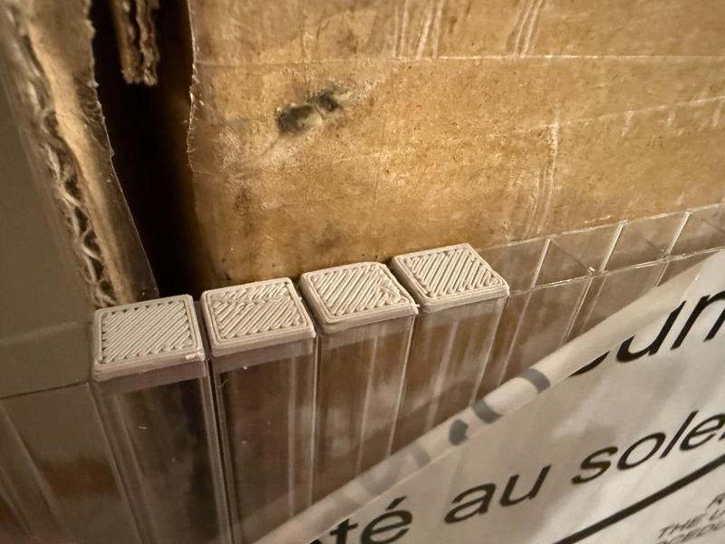 DIY Aquarium Lid Greenhouse Panel End Cap / Plug