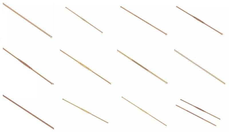 15  Cuban Chain Necklace 3D Model Collection