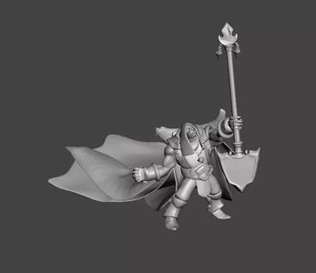 Yorick 3D Model ring with claws