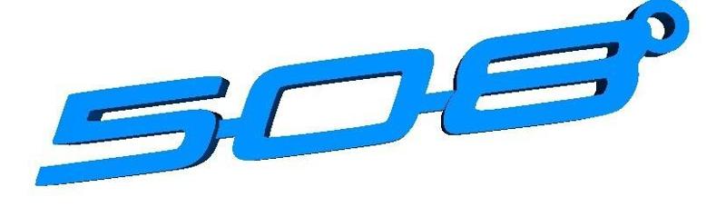 Peugeot 508 Keychain