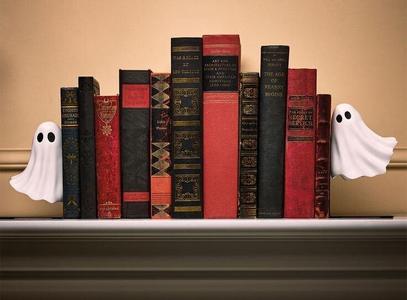 Ghost Ghosts Halloween Bookends