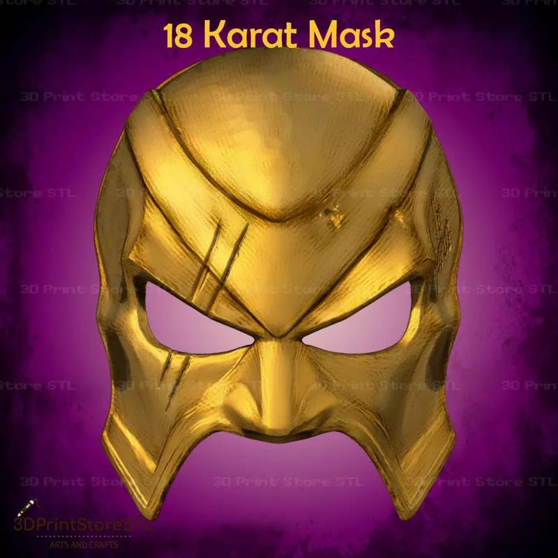 18 Karat Mask for Cosplay - STL File