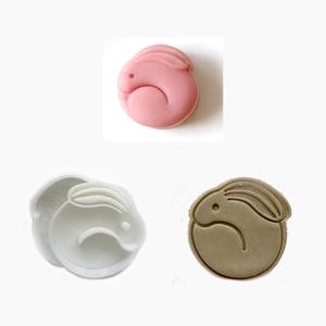 CNY CHINESE NEW YEAR- round bunny 1 COOKIE CUTTER STAMP