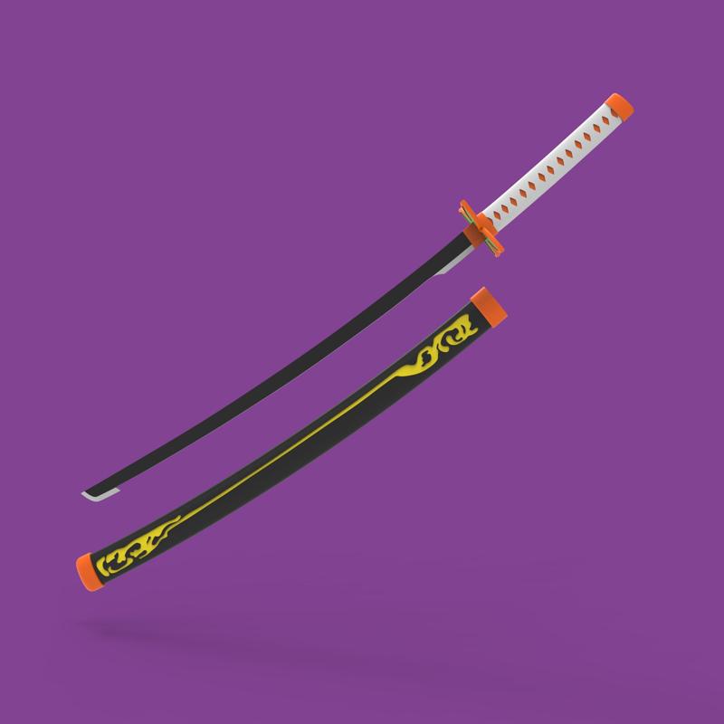 DEMON SLAYER - Kochou Shinobu Sword 3D Printable Model