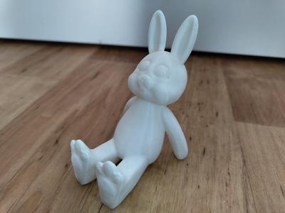 Cute Sitting Easter Bunny