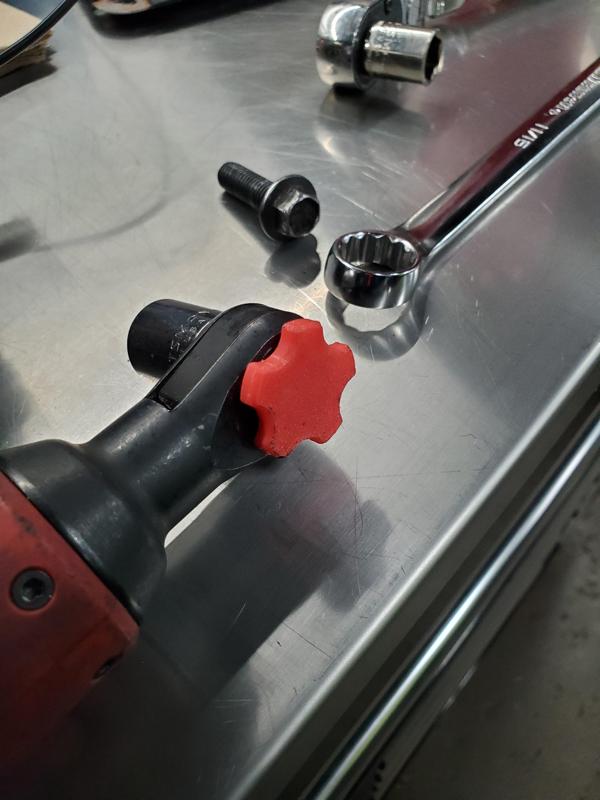 Milwakee Cordless Ratchet knob thinner