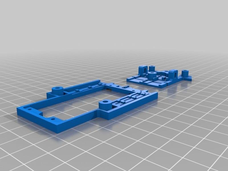 Adjustable wheelbase inline chassis