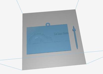 "He has risen" tomb.