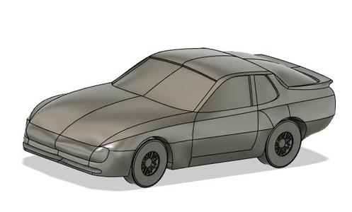 Porsche 944 1/24 model