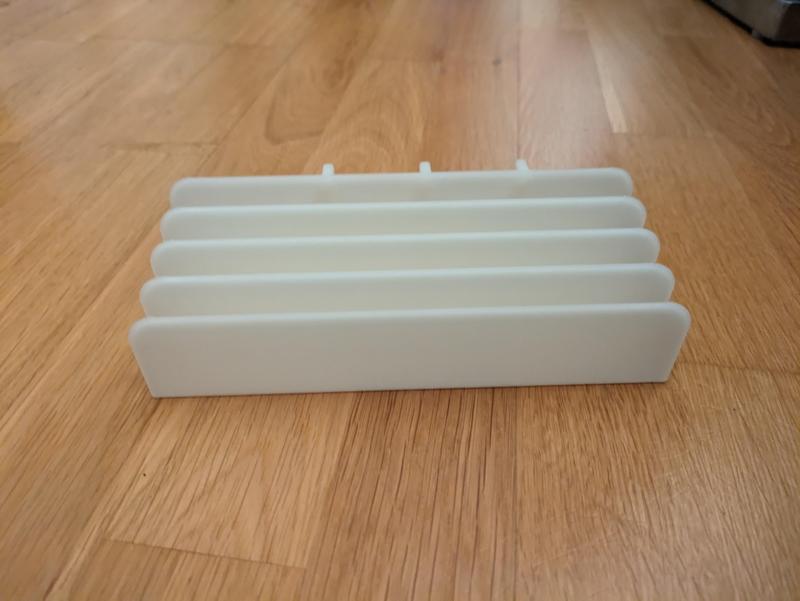 Ikea Skadis phone and tablet holder - Both sides open